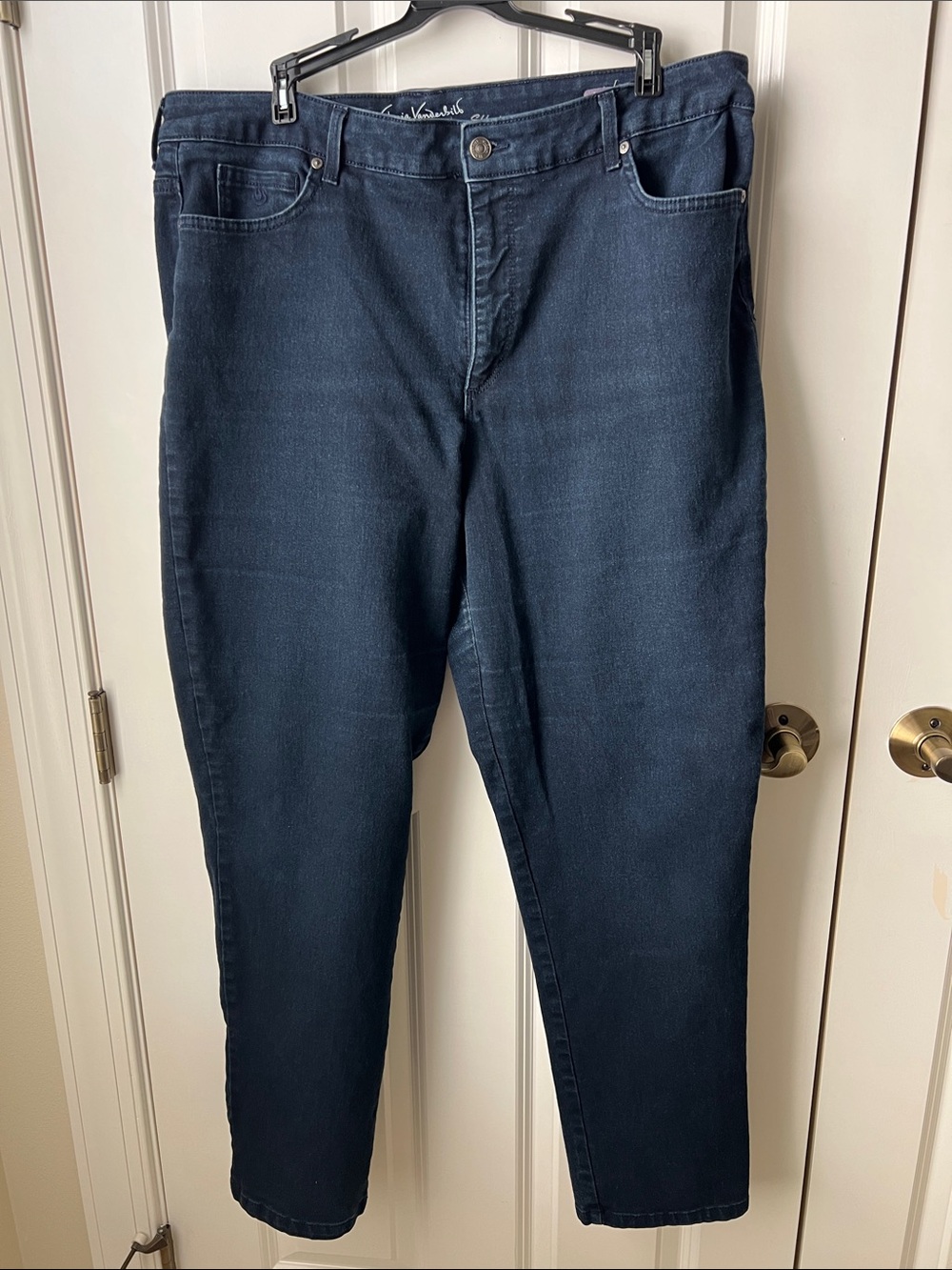 Gloria Vanderbilt Dark Navy Straight Leg Jeans
